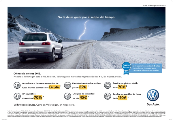 Ofertas de invierno de Volkswagen