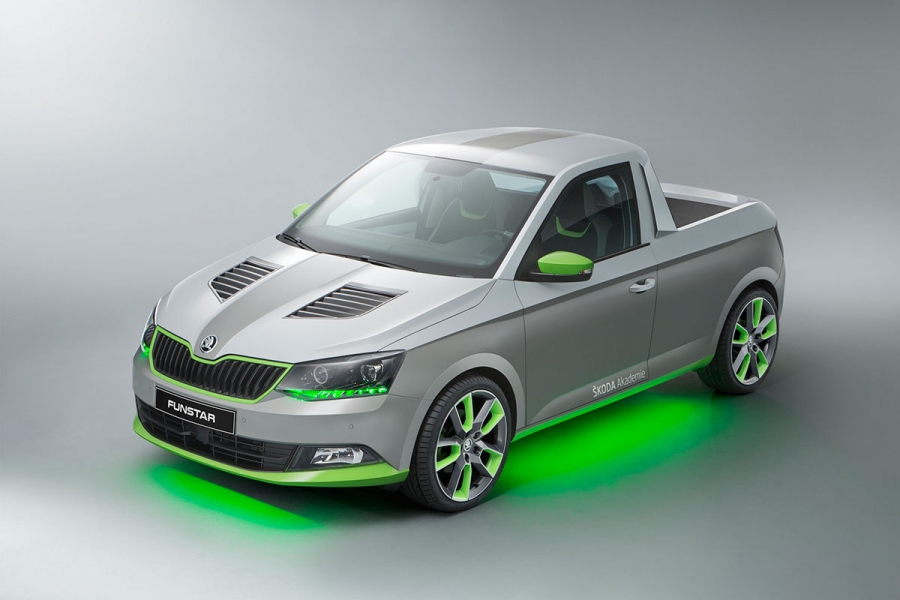 FUNstar, el prototipo de pickup diseñado por los aprendices de Skoda