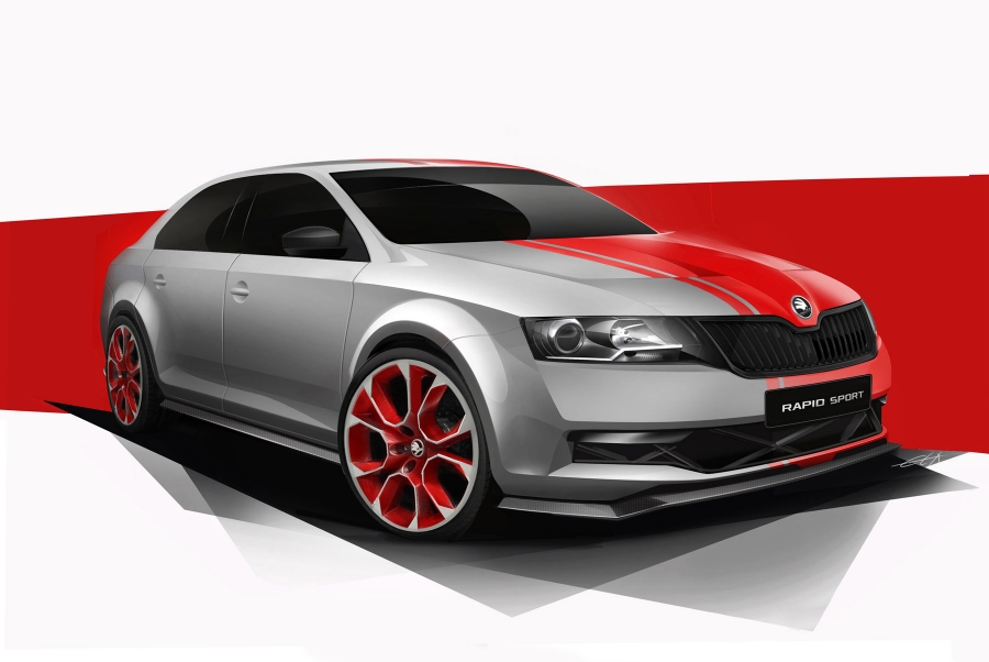 Estreno mundial del prototipo Škoda Rapid Sport